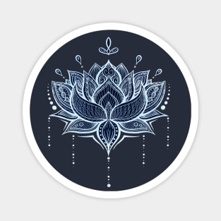 Blue Lotus Magnet